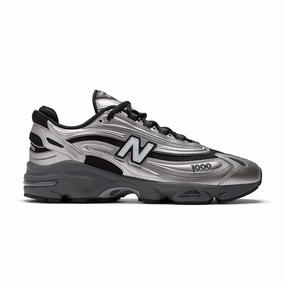1000 'Silver Metallic Green' Mens Footwear best price