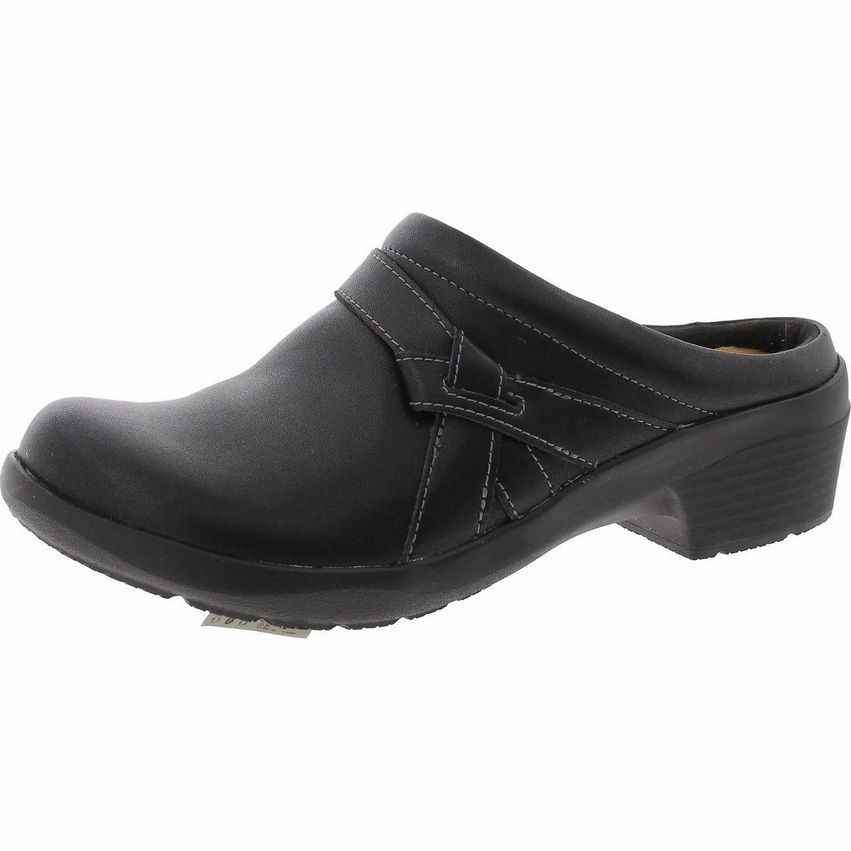 261676384050 Womens Block Heel Manmade Clogs