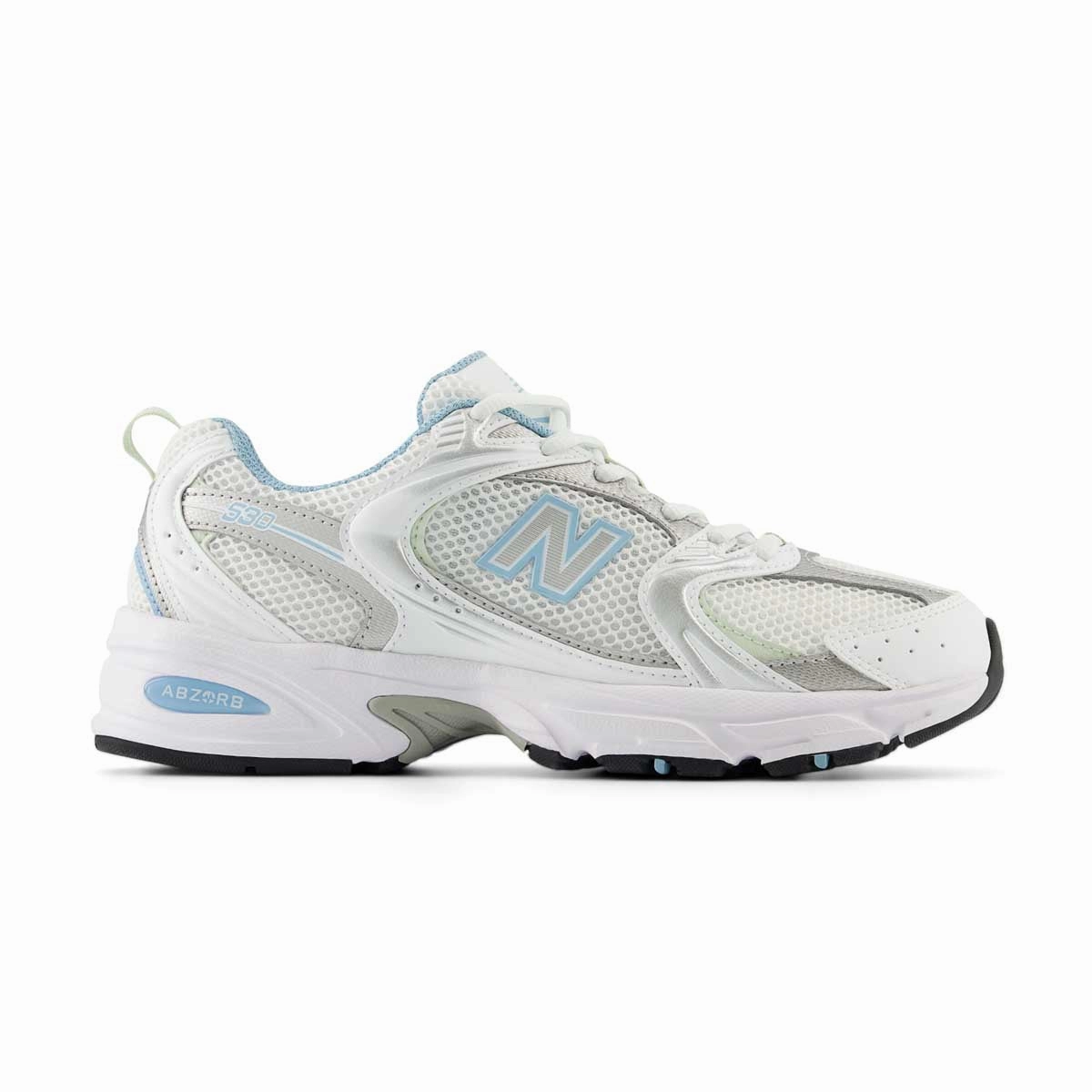 530 'White Silver Metallic Blue' Mens Casual Footwear sale