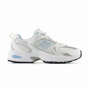 530 'White Silver Metallic Blue' Affordable Women Footwear