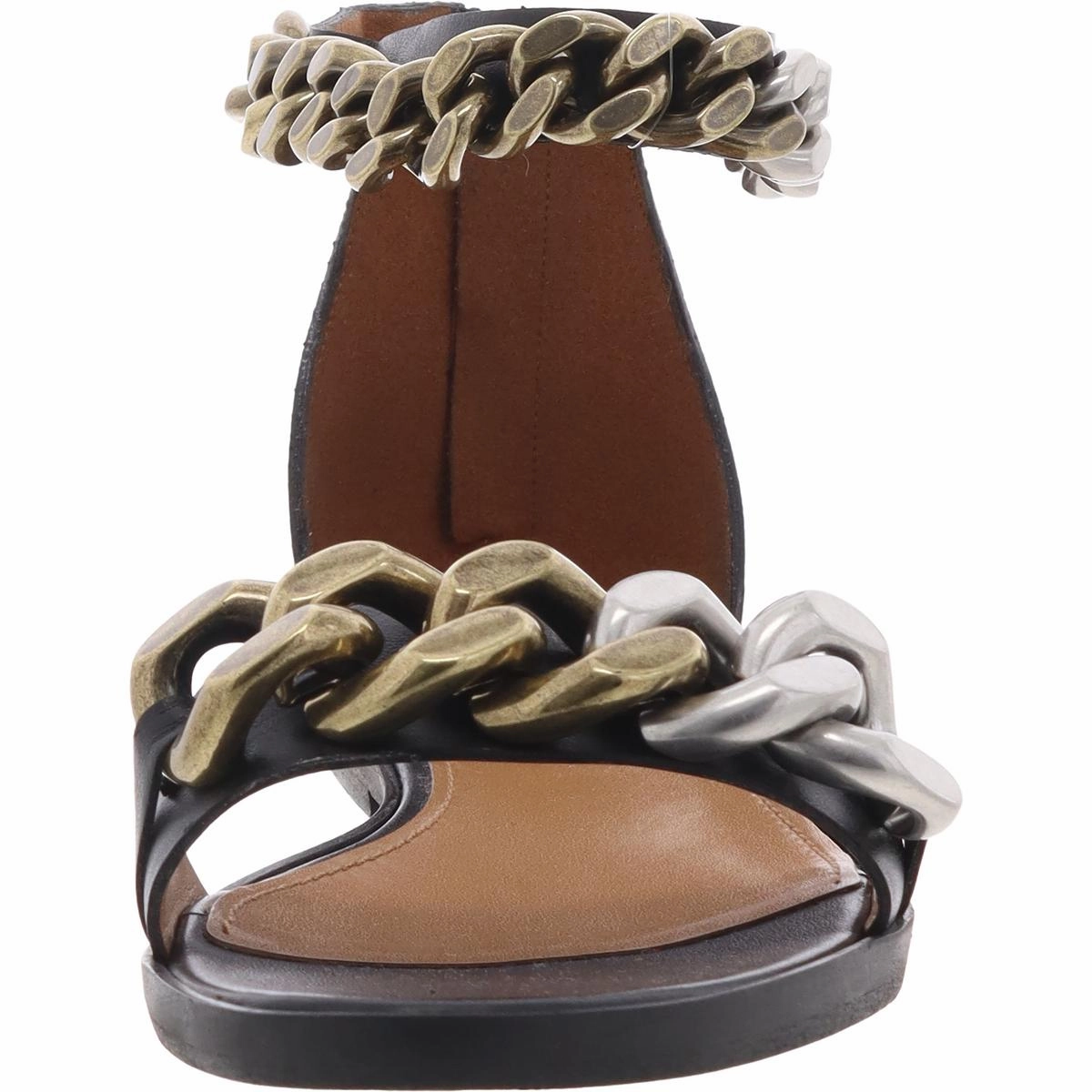 810006W1CU0 Womens Belted Leather Ankle Strap