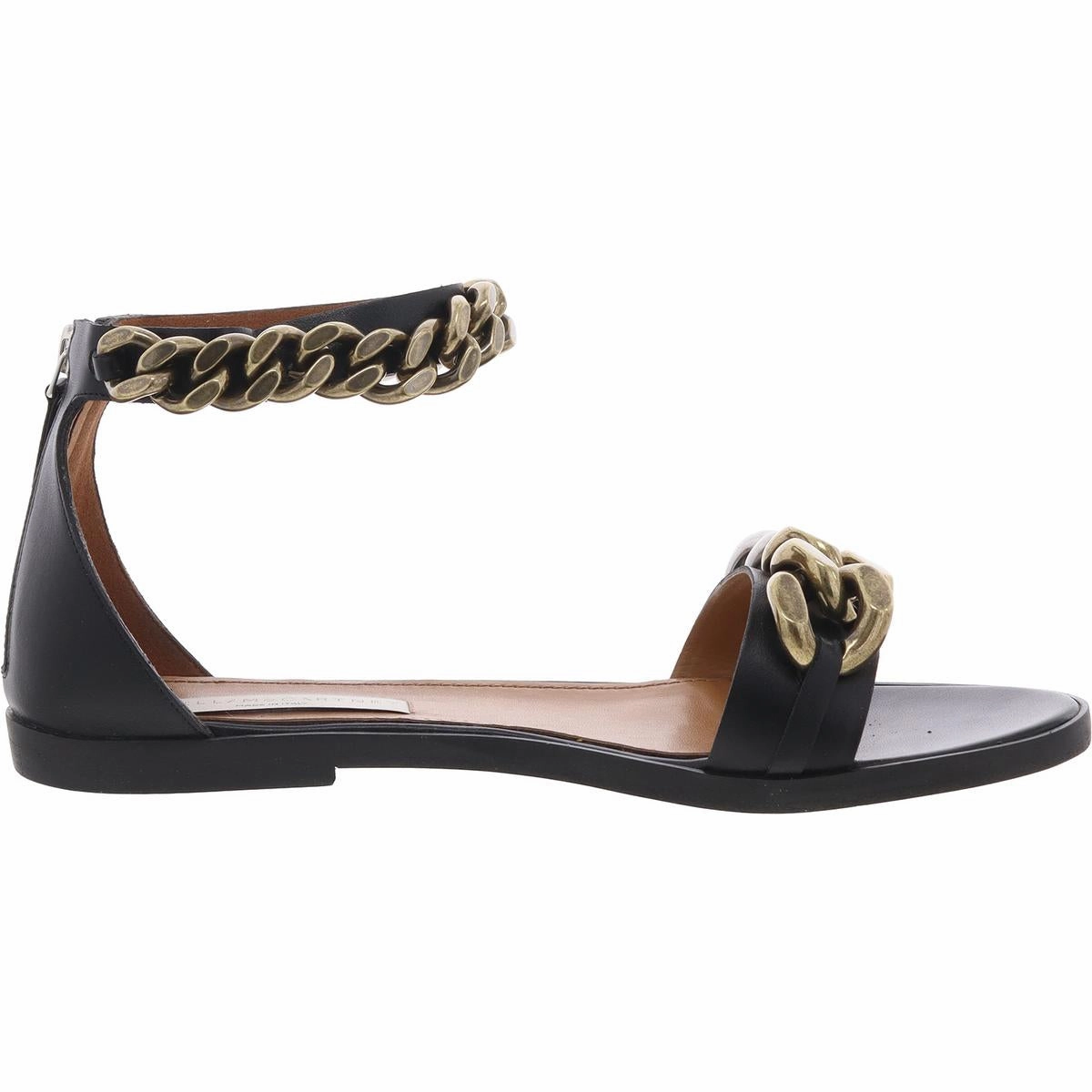 810006W1CU0 Womens Belted Leather Ankle Strap