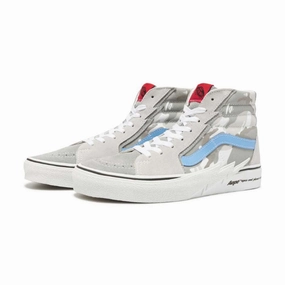  Aape SK8-Hi 'Bolt Grey' Fashion Shoes for Women