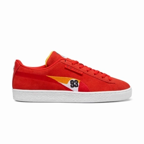   BMW M Motorsport Suede Calder 'Pop Red' Mens Casual Footwear sale