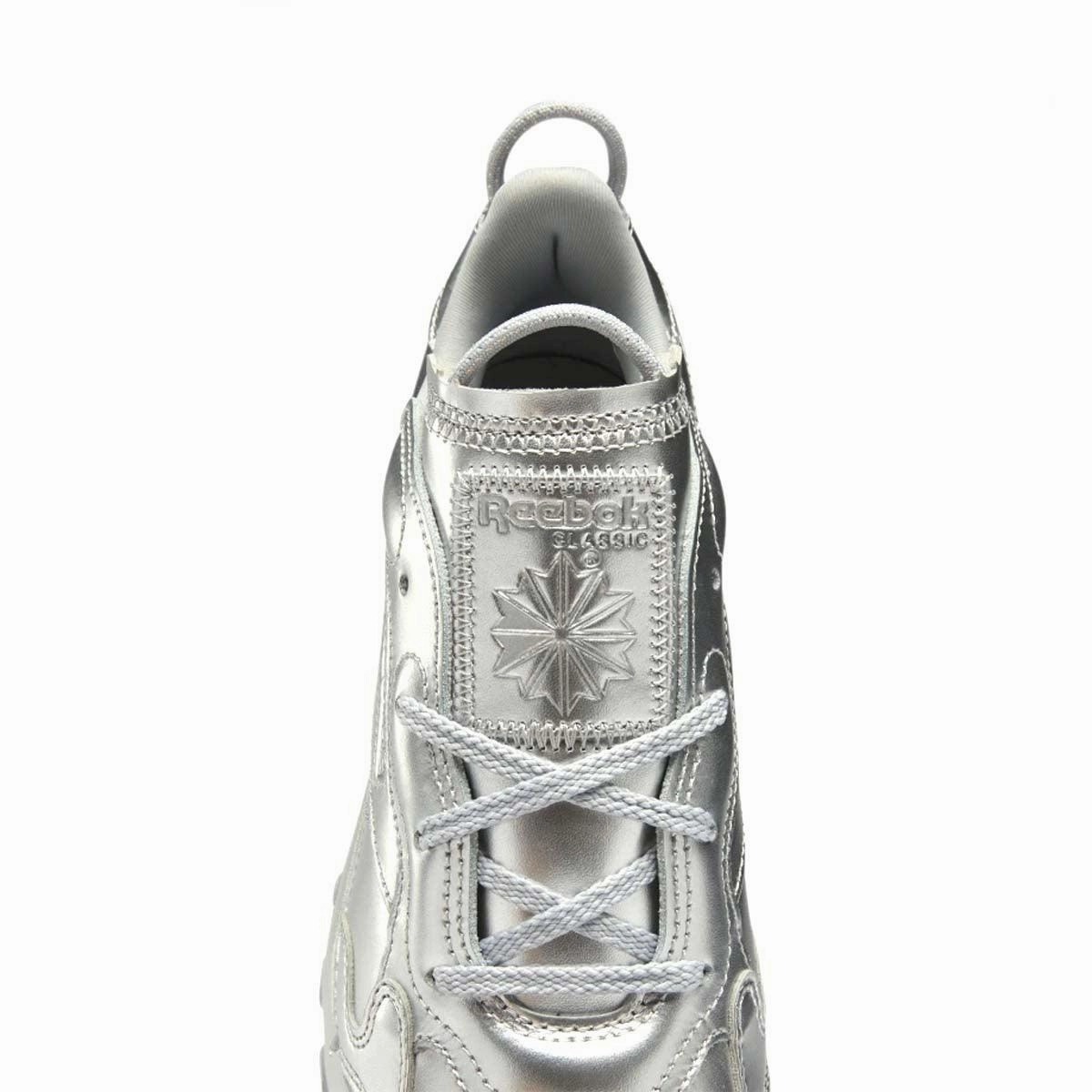   Cardi B Wmns Classic Leather 'Silver'