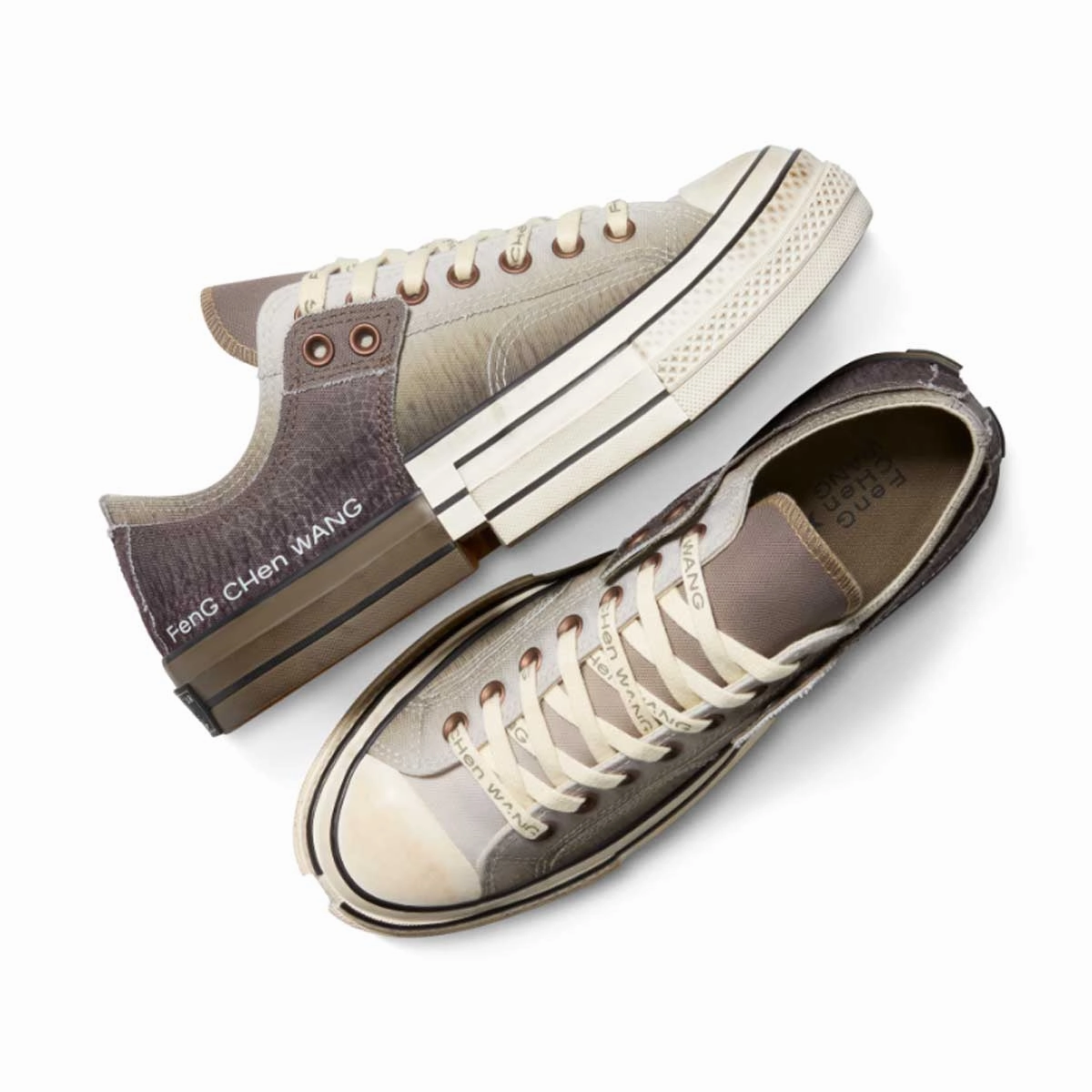   Feng Chen Wang 2-in-1 Chuck 70 Low Top 'Brown Egret'
