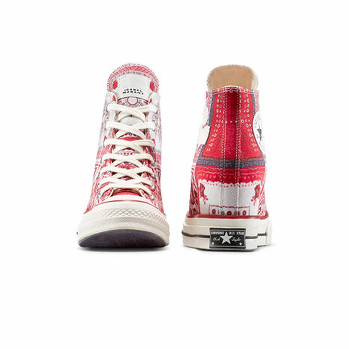   Isabel Marant Chuck 70 Wedge 'Vanilla Ice Red'