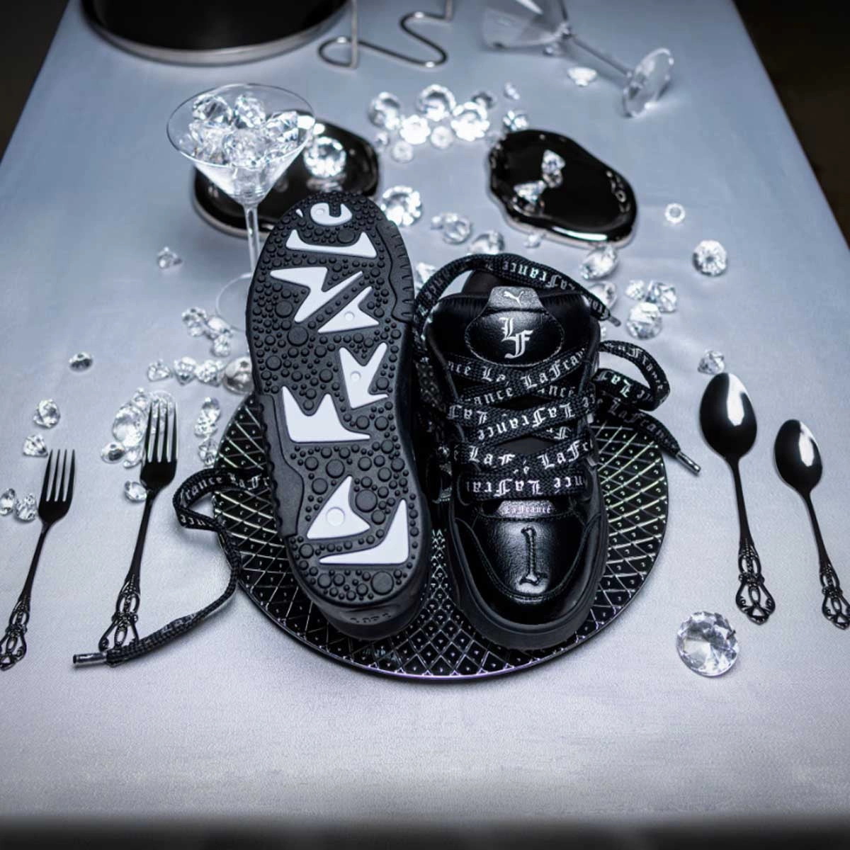   LAMELO BALL LaFranc Black Written in Chrome 'PUMA Black Silver Mist'