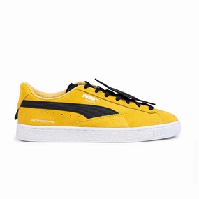   Limited Edt   Porsche Legacy Suede Torque 'Sport Yellow' Mens Casual Footwear sale