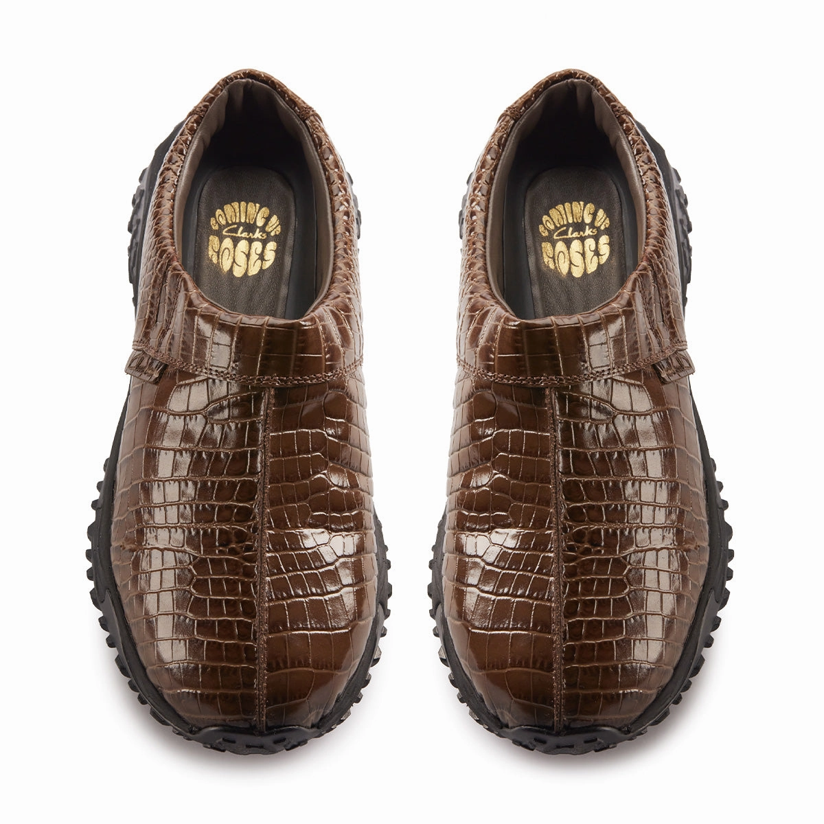   Martine rose CUR Clog 1 'Brown Croc Leather'