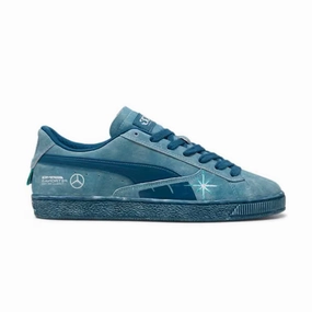  Mercedes AMG Petronas Suede 'Blue' Mens Casual Footwear sale