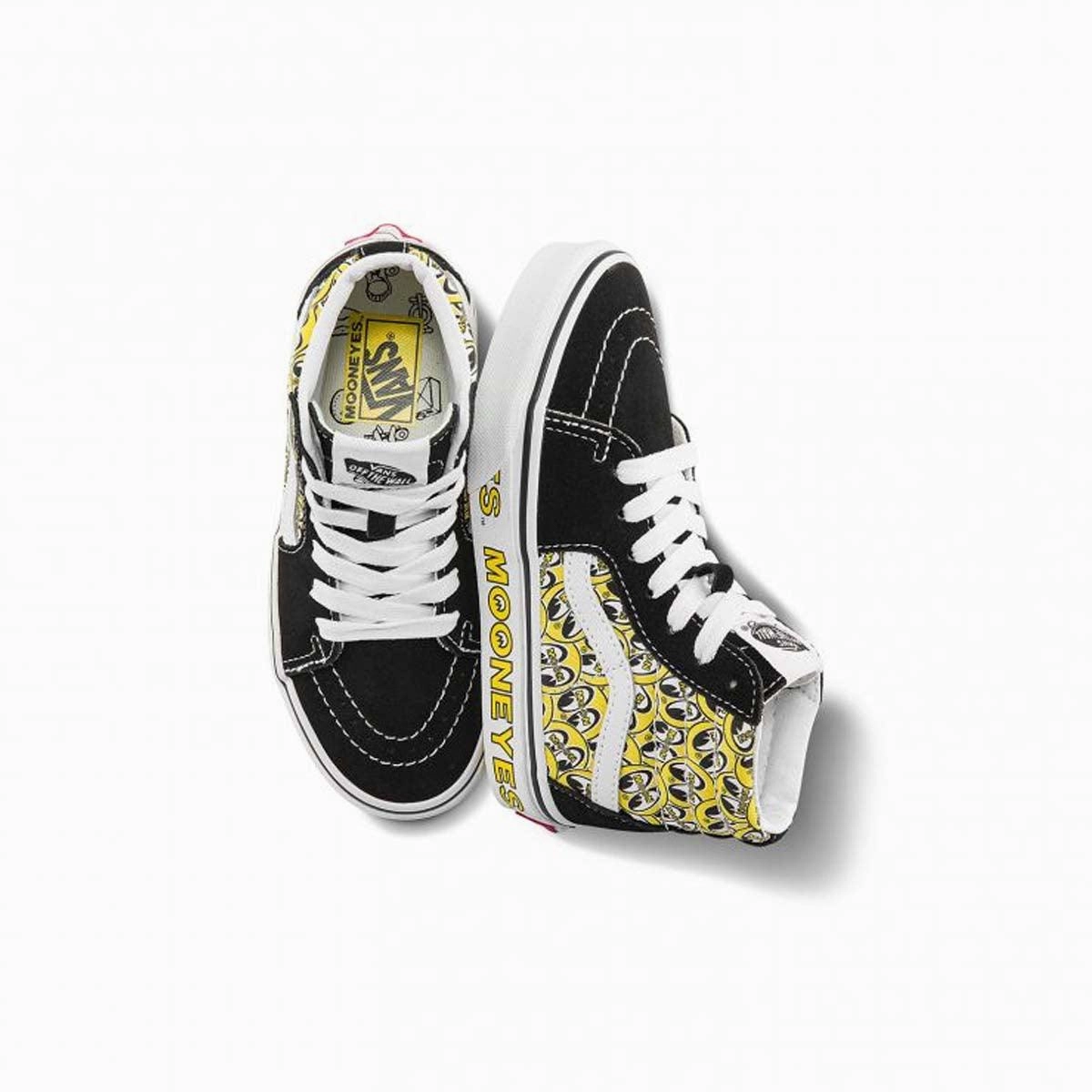   Mooneyes Kid's SK8-Hi 'Black Yellow' Kids Footwear cheap online