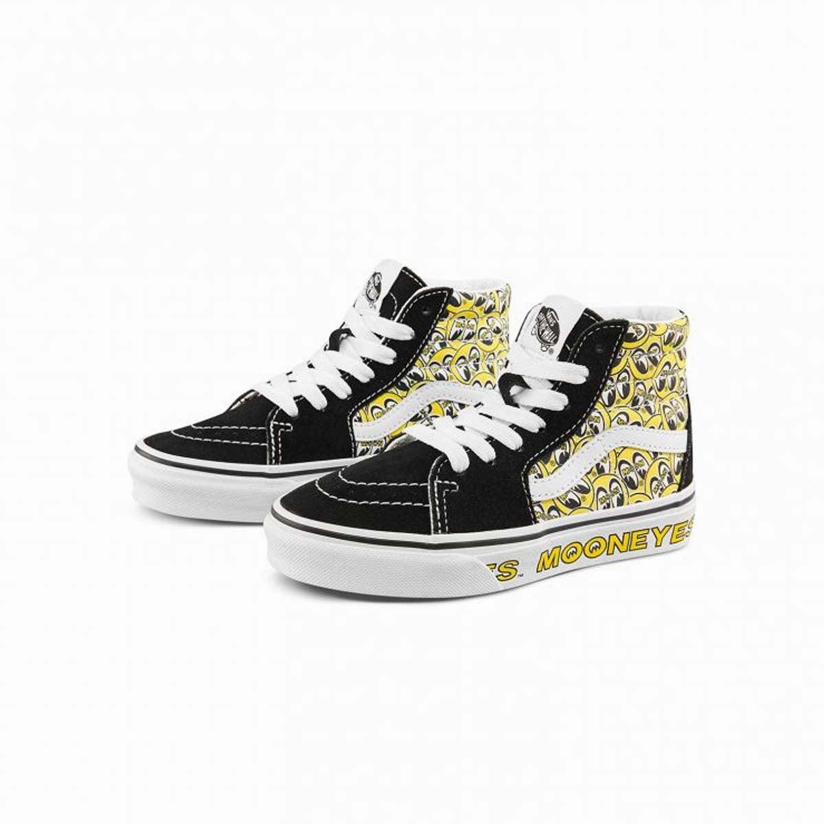   Mooneyes Kid's SK8-Hi 'Black Yellow'