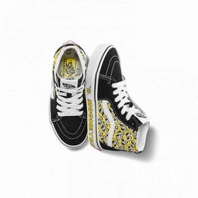   Mooneyes Kid's SK8-Hi 'Black Yellow' Kids Footwear cheap online