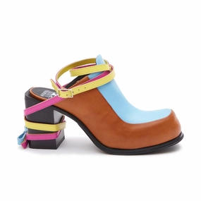   Simona Vanth Tango Stacked Heels 'Multi' Mens Shoes clearance