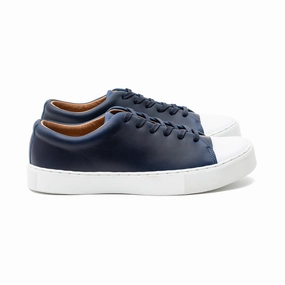Abington Toe Cap - Horween Ink Cavalier Mens Sneakers on clearance