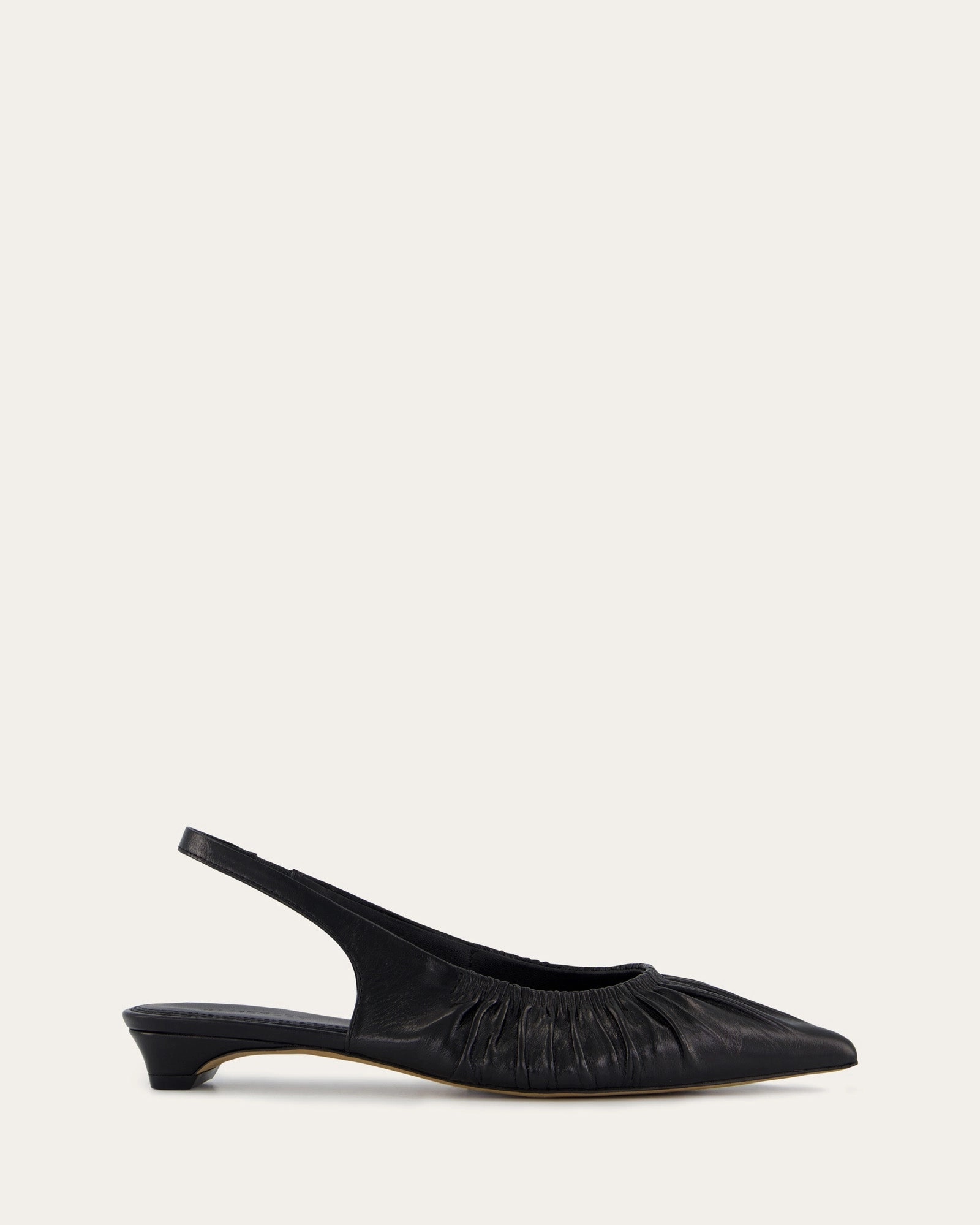 ADALINE DRESS FLATS BLACK LEATHER Affordable Womens Flats online