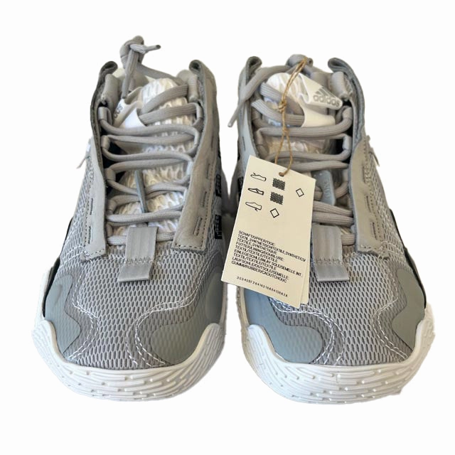 Adidas Girls Gray | Exhibit B Mid Basketball Sneakers Discount Boys Footwear online