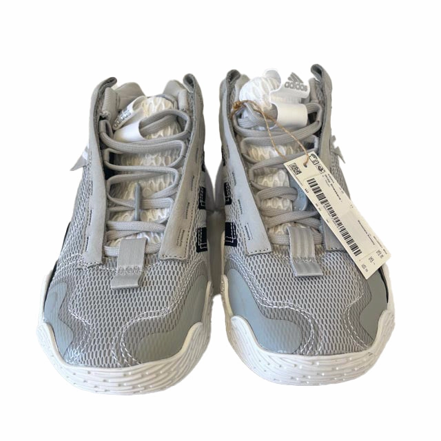 Adidas Girls Gray | Exhibit B Mid Basketball Sneakers Boys Casual Shoes clearance
