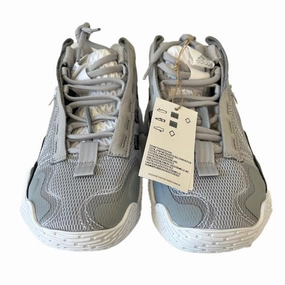 Adidas Girls Gray | Exhibit B Mid Basketball Sneakers Discount Boys Footwear online