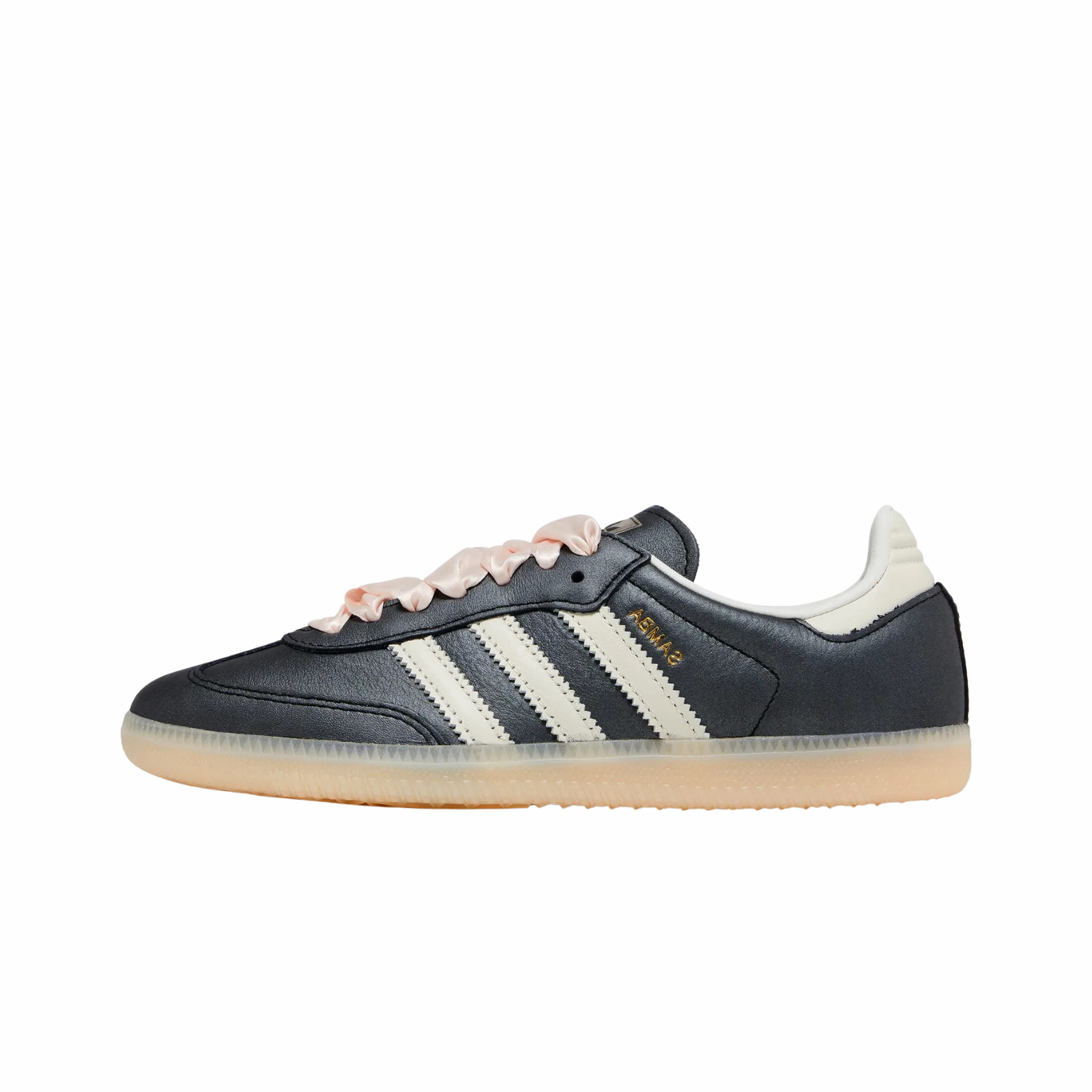 adidas Samba OG Black Pink Ribbon Laces (Women's) Affordable sneakers store