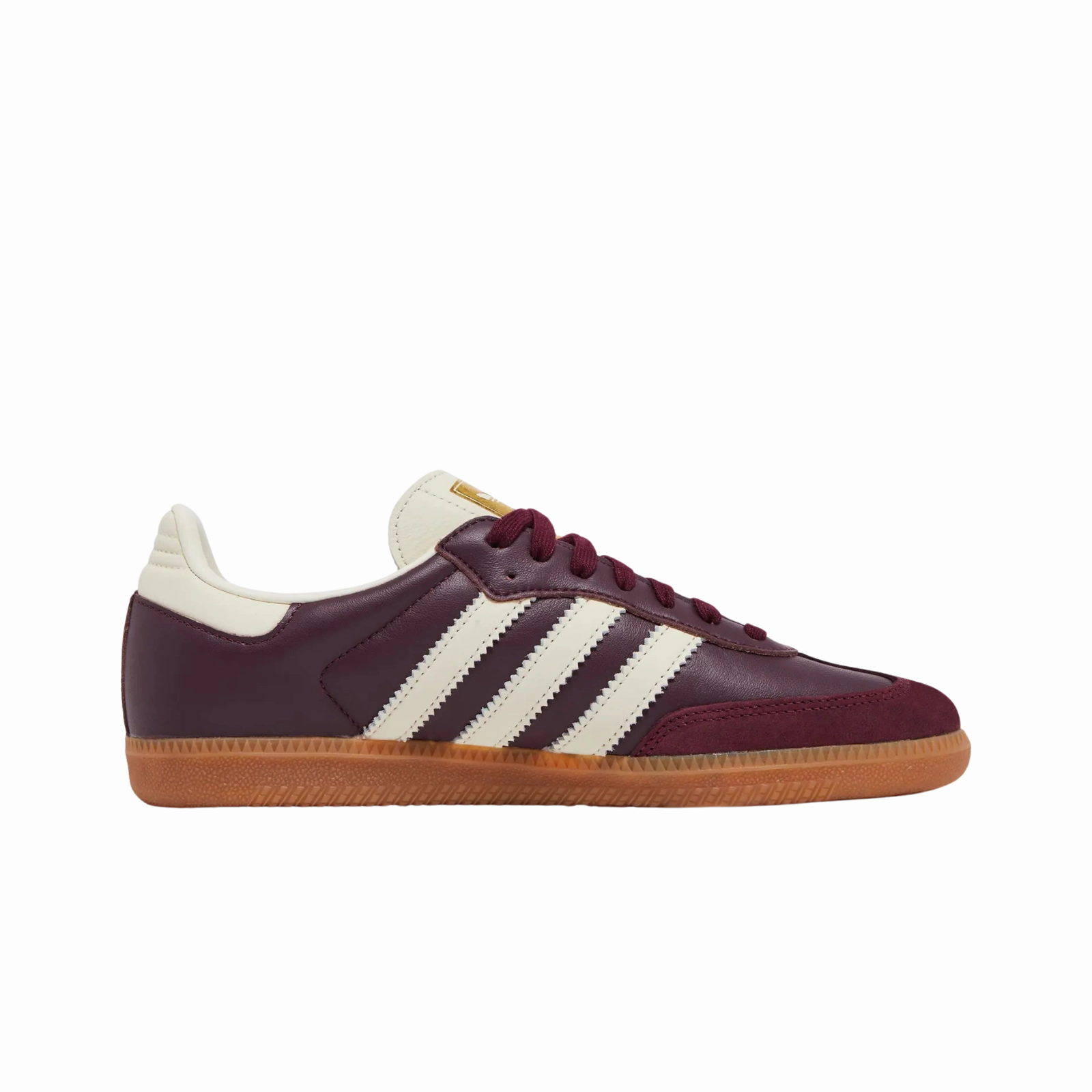 adidas Samba OG Maroon Gold Metallic (Women's)