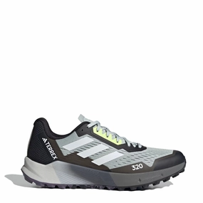 Adidas Terrex Agravic Flow 2.0 Trail Running Shoes Wonder Silver / Crystal White / Lucid Lemon Trendy Trainers for Men