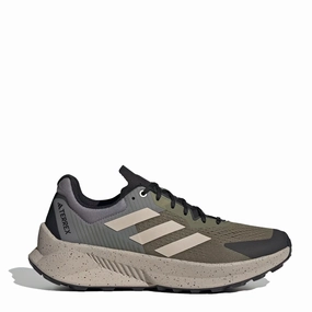 Adidas Terrex Soulstride Flow Trail Running Shoe Olive Strata / Wonder Beige / Charcoal Trendy Trainers for Men