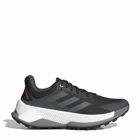 Adidas Terrex Soulstride Ultra Trail Running Shoes Core Black / Grey Four / Impact Orange Trendy Trainers for Men