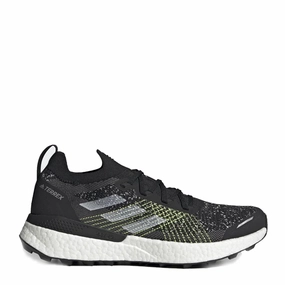 Adidas Terrex Two Ultra Trail Running Shoes Core Black / Cloud White / Solar Yellow Trendy Trainers for Men