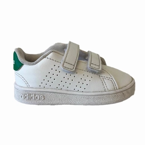 Adidas Unisex White | Green Sneakers Boys Casual Shoes clearance