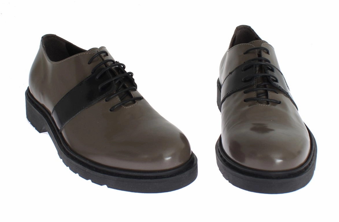 AI_  Leather Laceups Women's Shoes