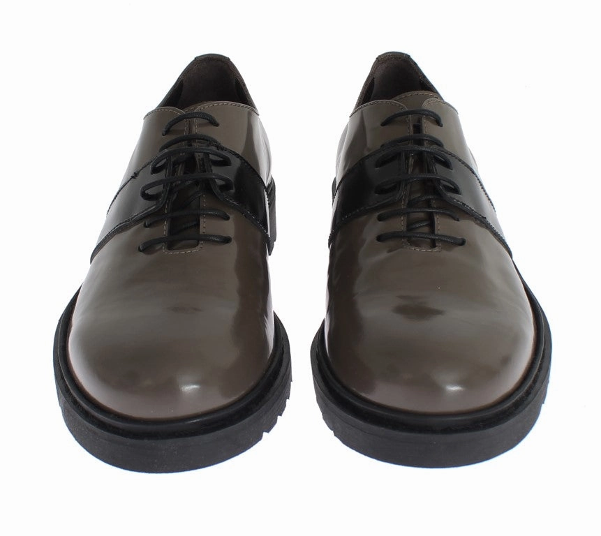 AI_  Leather Laceups Women's Shoes