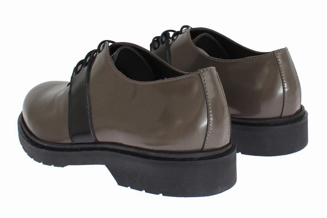 AI_  Leather Laceups Women's Shoes