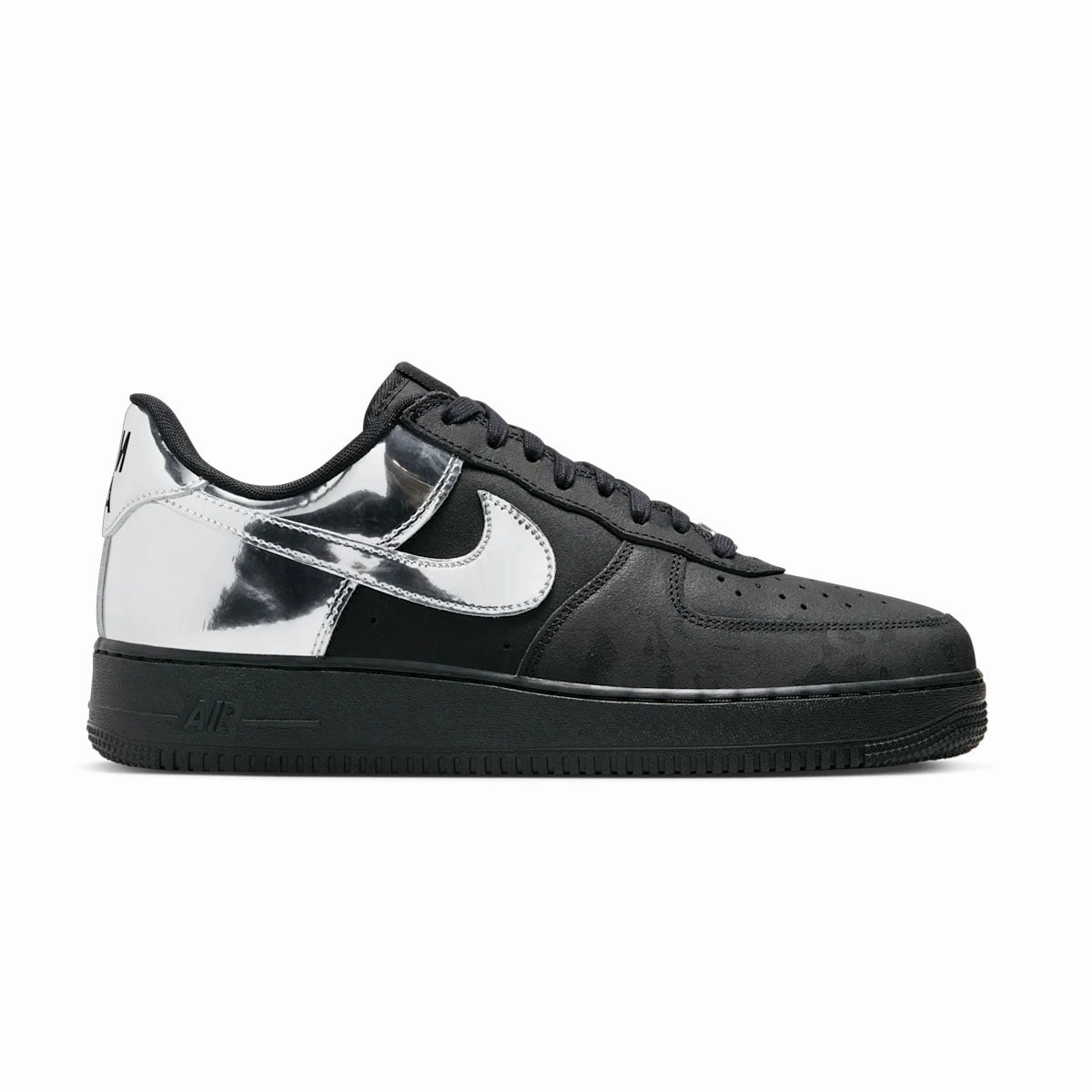 Air Force 1 Low 'Black Metallic Silver' Mens Footwear outlet deals