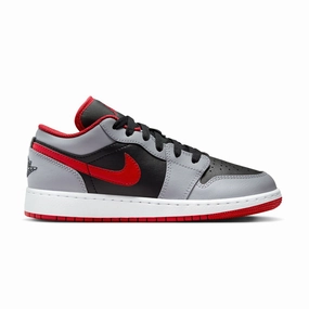 Air Jordan 1 Low 'Black Light Smoke Grey' Mens Casual Footwear sale