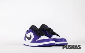 Air Jordan 1 Low 'Court Purple' Athletic Sneakers discount