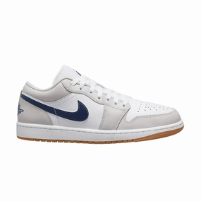 Air Jordan 1 Low 'Midnight Navy Neutral Grey' Mens Footwear best price