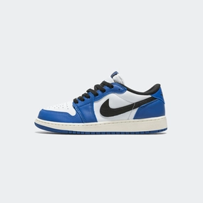Air Jordan 1 Low OG (GS) - White/Black-Game Royal-Sail Sneakers trending now