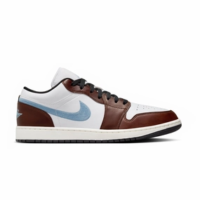 Air Jordan 1 Low SE 'Blue Brown Grey' Mens Casual Footwear sale