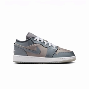 Air Jordan 1 Low SE 'Patent Cool Grey' Kids Footwear cheap online