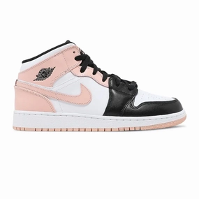 Air Jordan 1 Mid 'Crimson Tint Toe' GS Sneakers free shipping