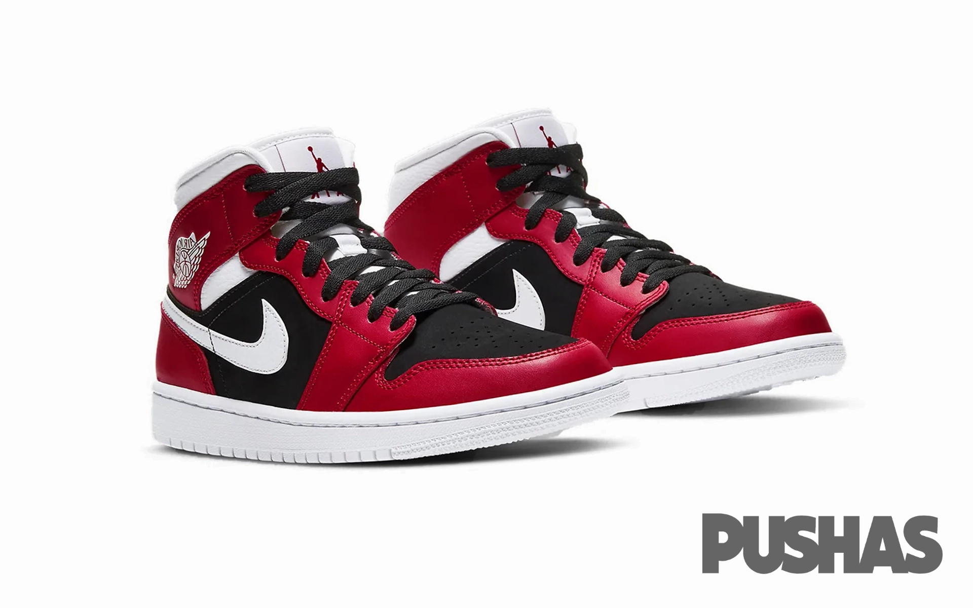 Air Jordan 1 Mid 'Gym Red Black' W (2020) Cheap Sneakers under $50