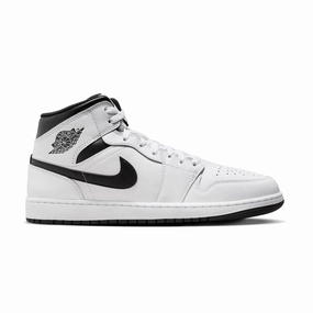 Air Jordan 1 Mid 'White Black' Mens Casual Footwear sale