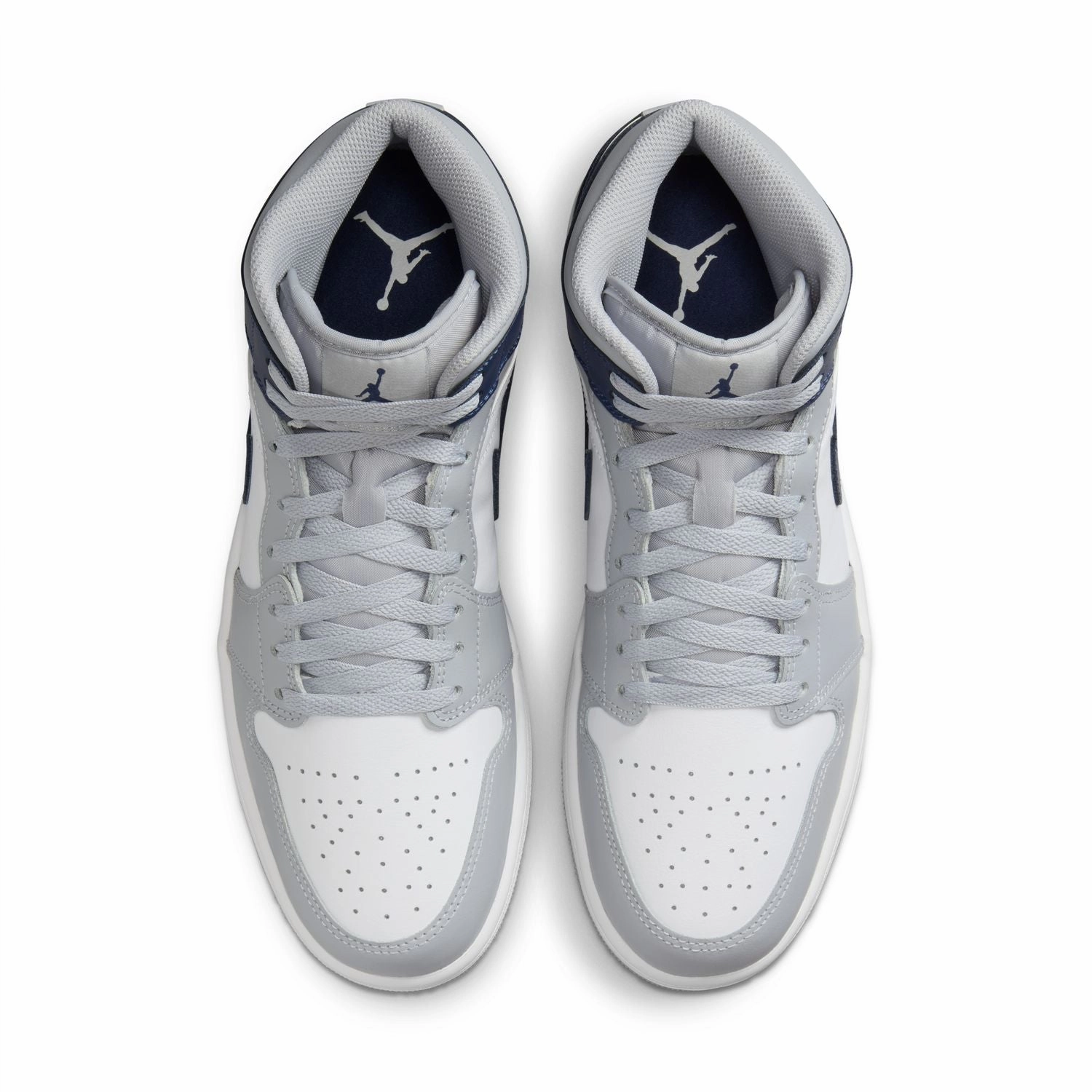 Air Jordan 1 Mid 'Wolf Grey Midnight Navy'