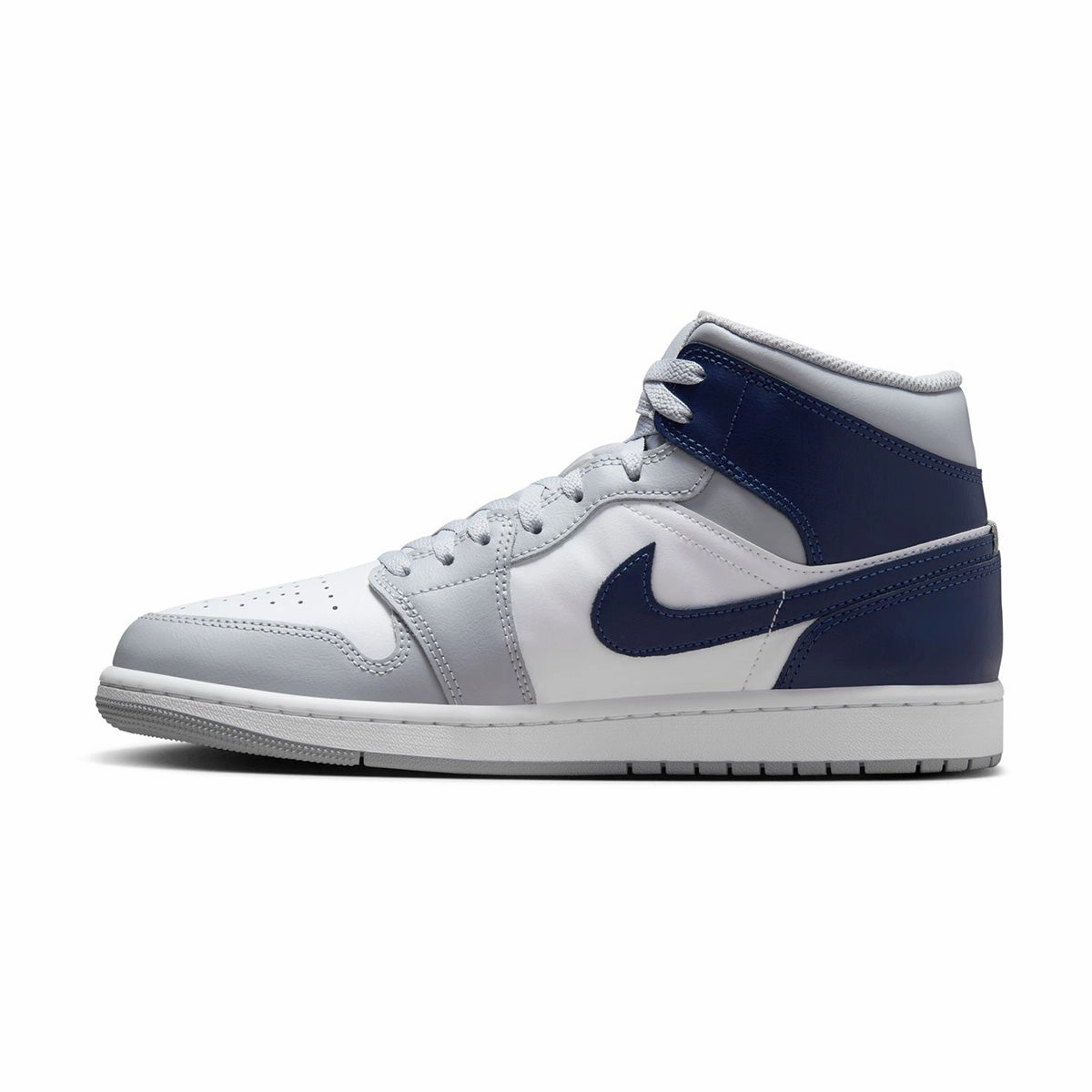 Air Jordan 1 Mid 'Wolf Grey Midnight Navy'