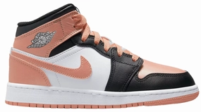 Air Jordan 1 Mid GS 'White Light Madder Root' - DM9077 108 Sneakers discount collection