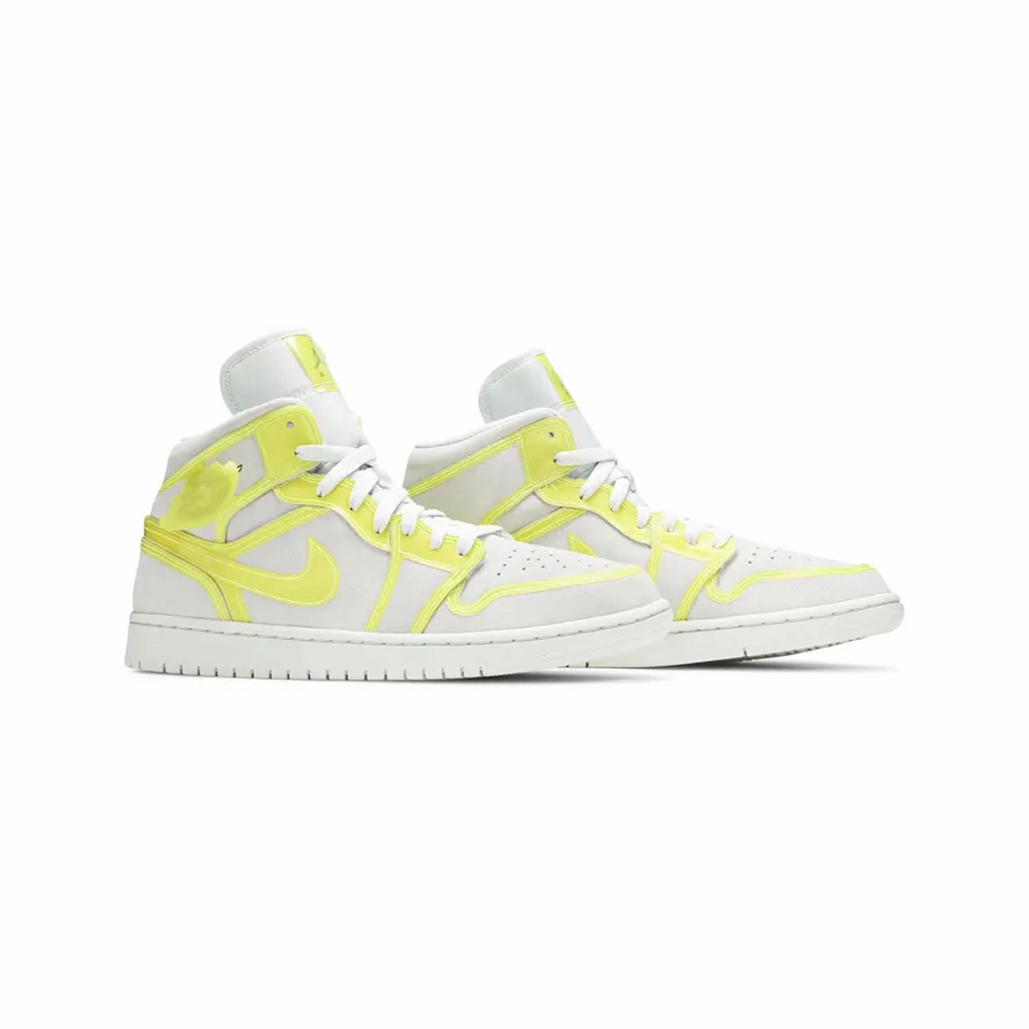 Air Jordan 1 Mid LX 'Off White Opti Yellow' W