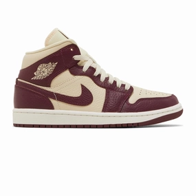 Air Jordan 1 Mid SE 'Split Beach Cherrywood Red' Women's (2022) Running Sneakers discount