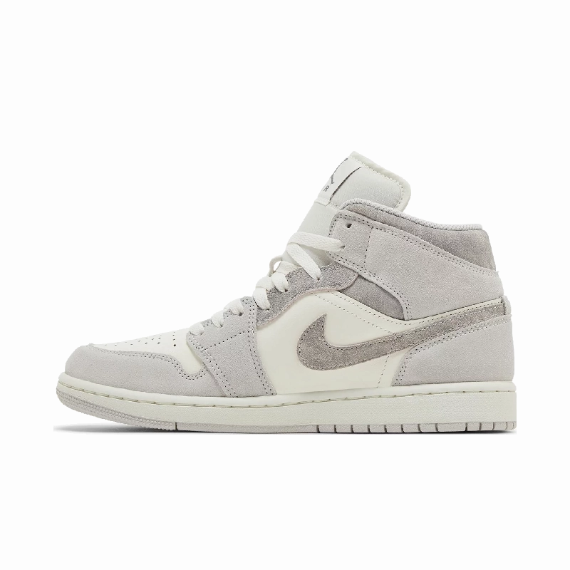 Air Jordan 1 Mid SE Neutral Grey Sail Sneakers on sale today